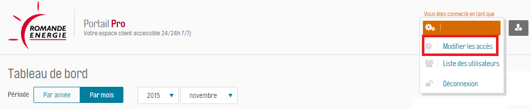 Changer de mot de passe